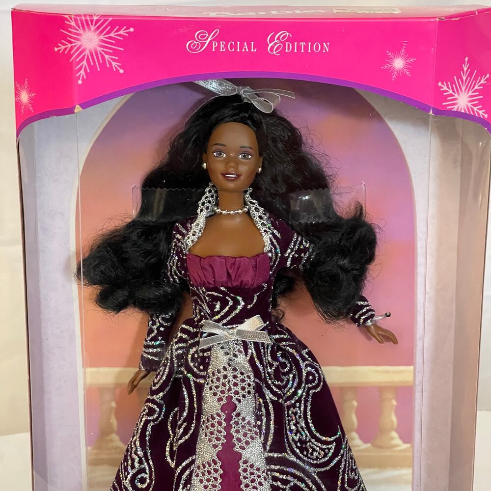Mattel 1996 Winter Fantasy special Edition Barbie Doll African American #17747